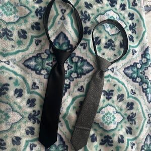 Cat & Jack Black and Gray Tie Set